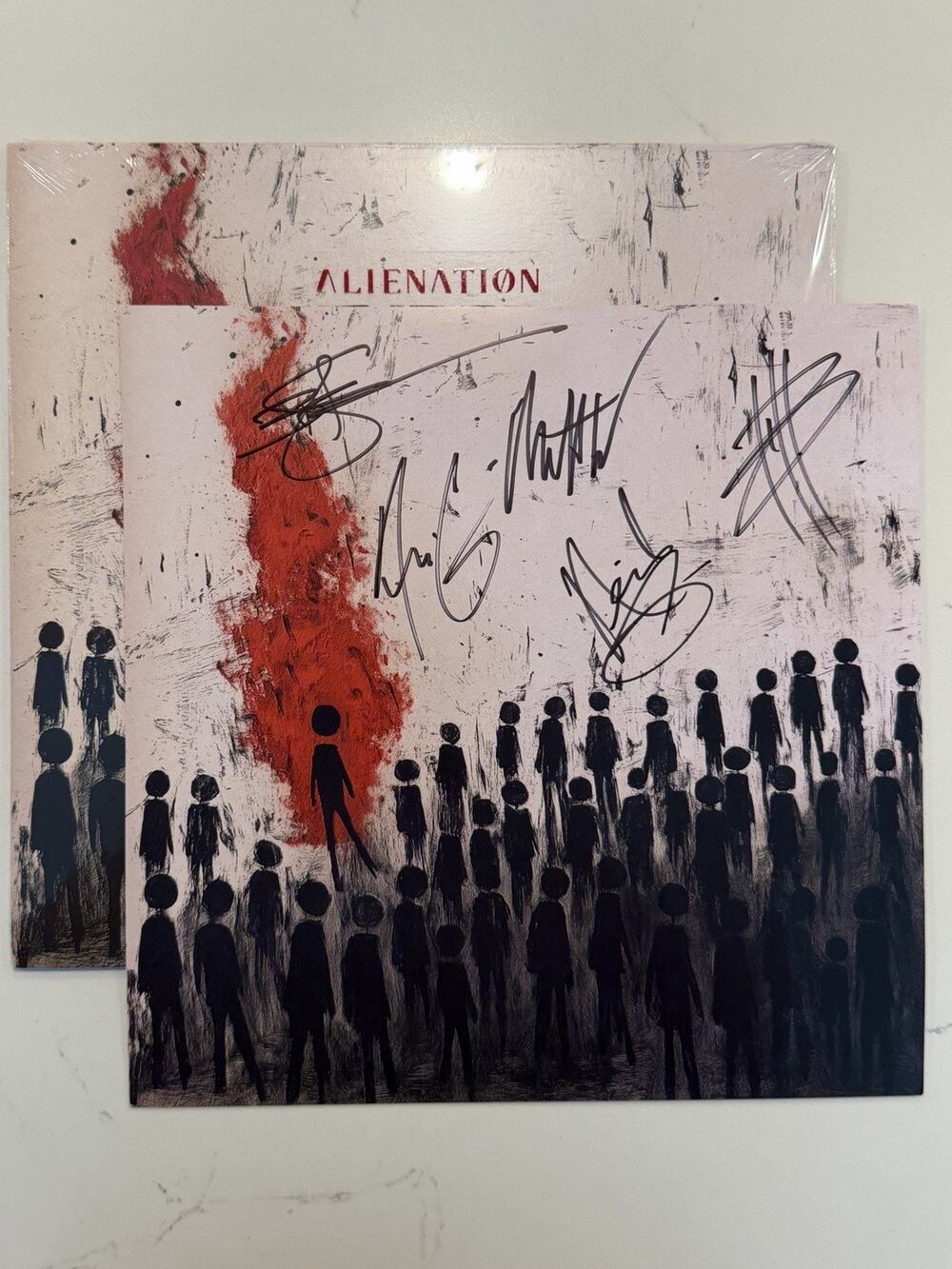Three Days Grace AlienNation Band Signed Vinyl Exclusive 2025 AUTOGRAPH #2